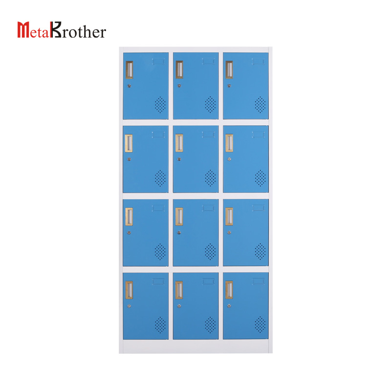 12 Compartment Steel Office Staff Wardrobe Locker